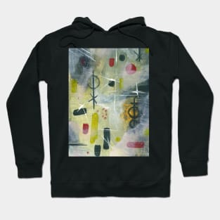 Art Acrylic artwork abstract Symbolic Hoodie